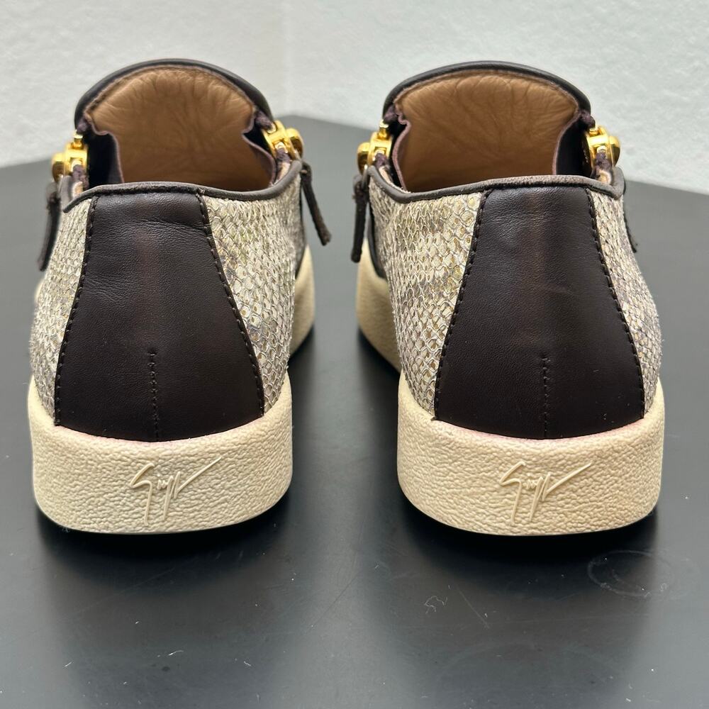 Giuseppe Zanotti Women Devon Python Print Slip On… - image 8